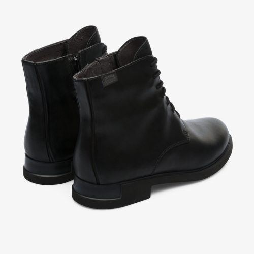 Camper Iman Womens Ankle Boots US-19006 Black Sale USA